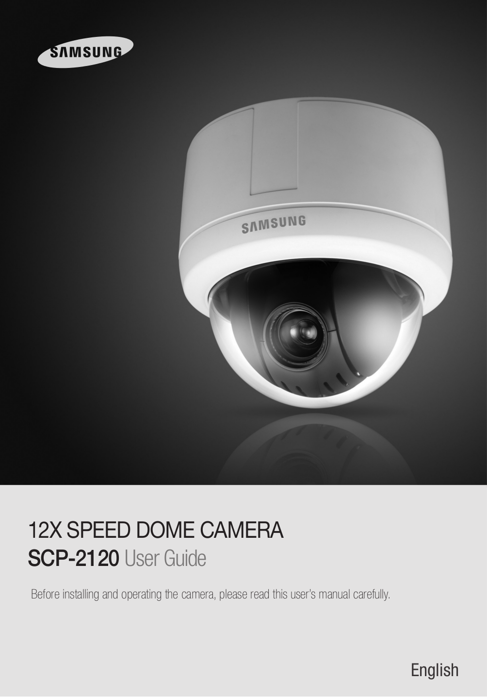 PDF manual for Samsung Security Camera SCP-2120